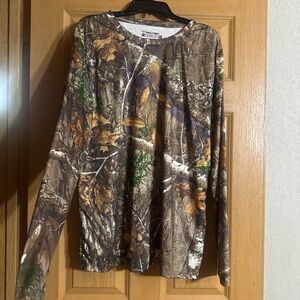 Camo Long Sleeve Shirt - Size XL